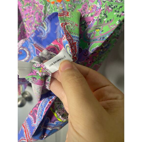 Maison Common Paisley Printed Tunic Top Size 42 - Picture 5 of 11